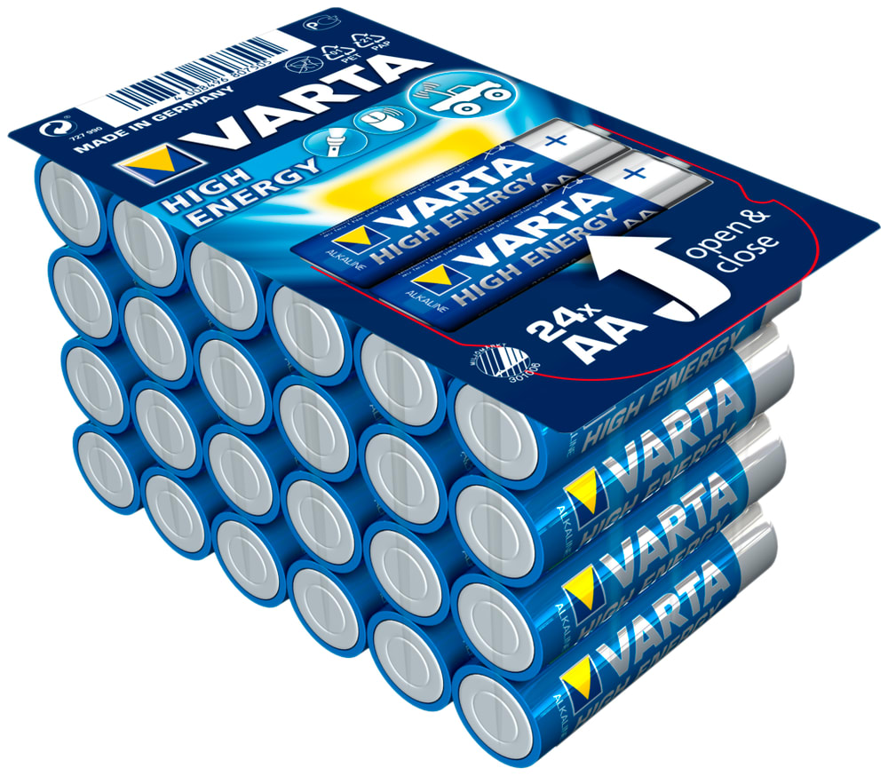 Varta - Pile Alcaline LONGLIFE POWER LR6/AA. Box x24
