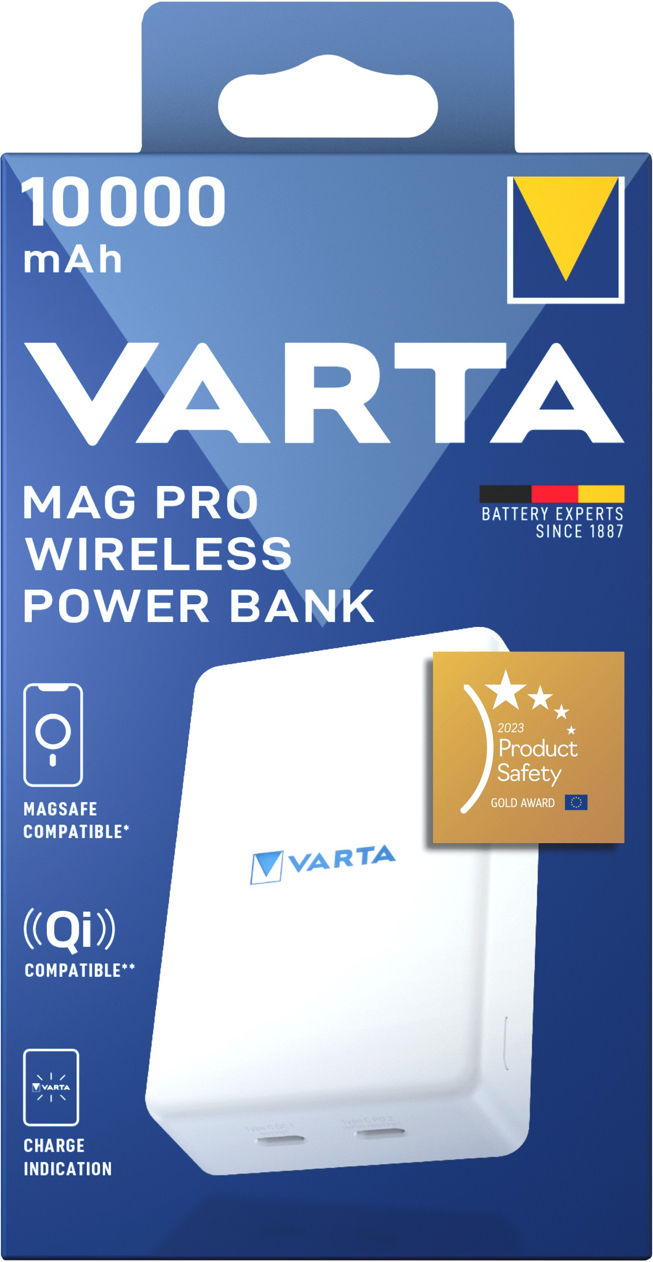 Varta - Mag Pro Wireless Power Bank 10000
