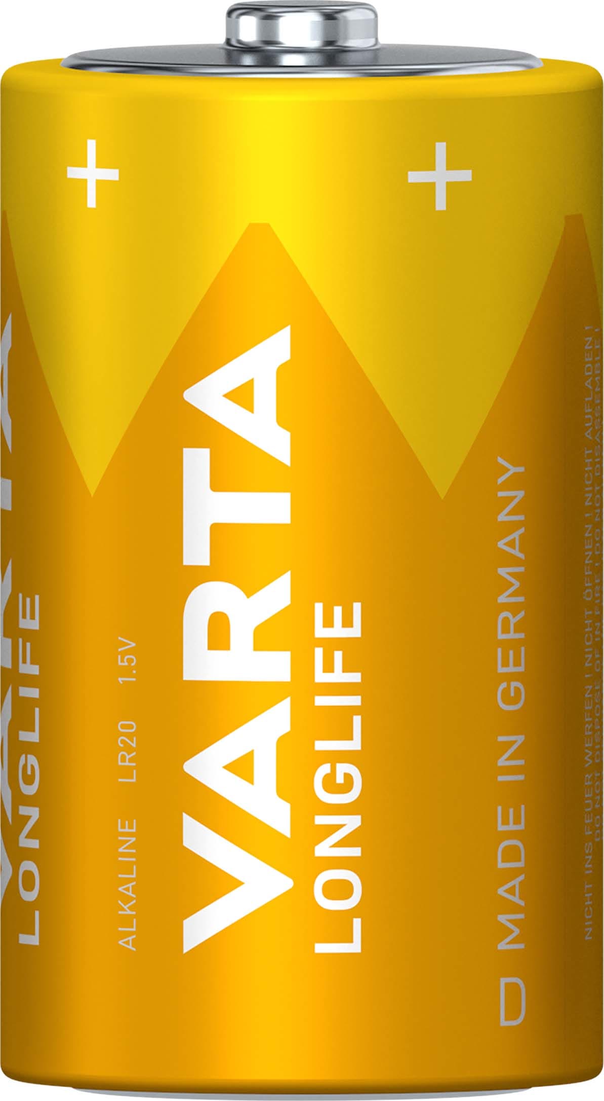 Varta - Pile Alcaline LONGLIFE LR20/D. Film x4
