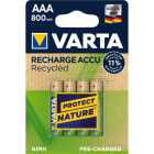 Varta - Accu Recycled HR03  800/AAA mAh. Blister x4
