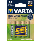 Varta - Accu Recycled HR03/AAA 2100 mAh. Blister x4
