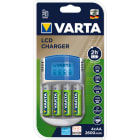 Varta - LCD Chargeur + 4 ACCUS HR6/AA 2600 mAh