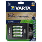 Varta - LCD ULTRA FAST CHARGER+ & 4xAccus HR6/AA 2100 mAh