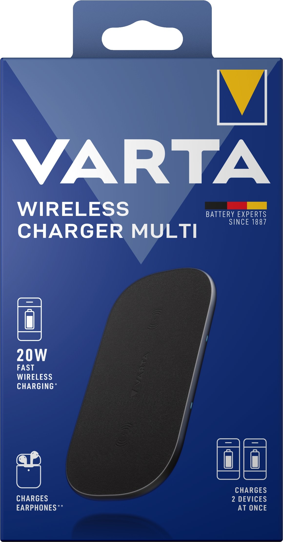 Varta - WIRELESS CHARGER MULTI 20W BOX