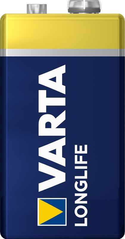 Varta - Pile Alcaline LONGLIFE 9V/ 6LR61. Blister X2