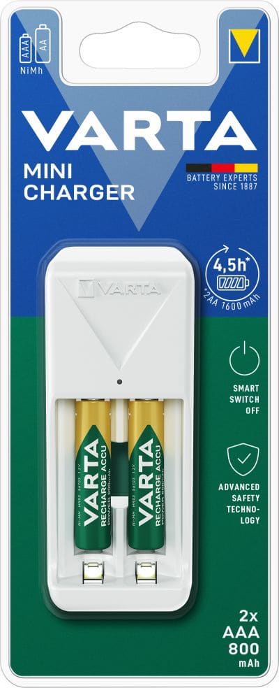 Varta - MINI CHARGER+2AAA 56703 800mAh