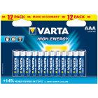 Varta - Pile Alcaline LONGLIFE POWER LR03/AAA.Blister x12