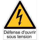 Cembre - Etiquette signalétique WST-TSW0400HT149-F (50)