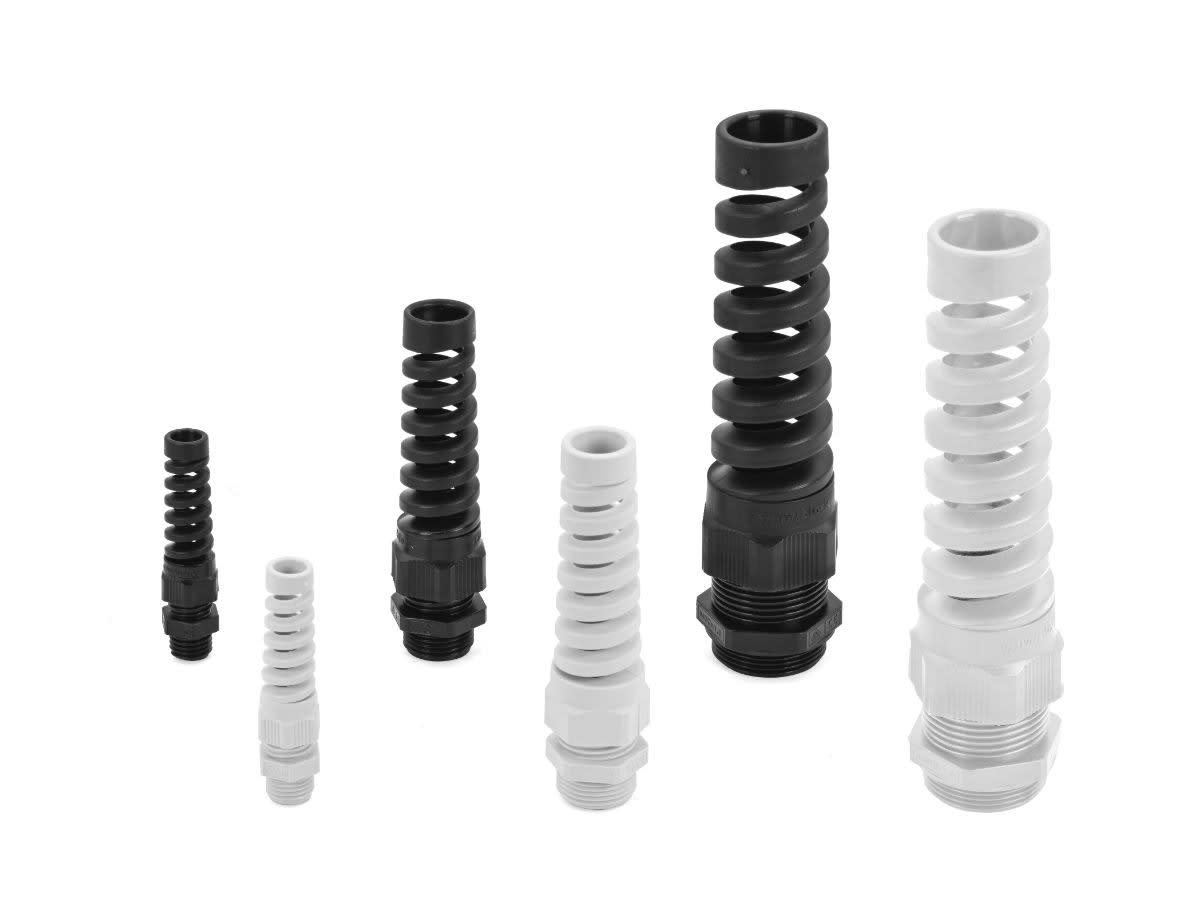 Cembre - Presse-étoupe spiralé en polyamide IP68 Pg7 gris (RAL 7035)