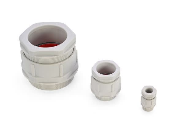 Cembre - Bouchon ouvert Pg21 gris (RAL 7035)