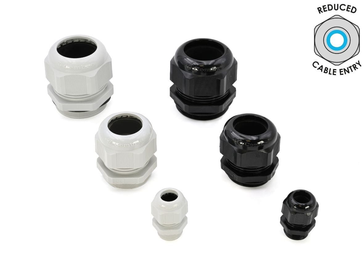 Cembre - Presse-étoupe gamme étroite en polyamide IP68 Pg48 gris (RAL 7035)