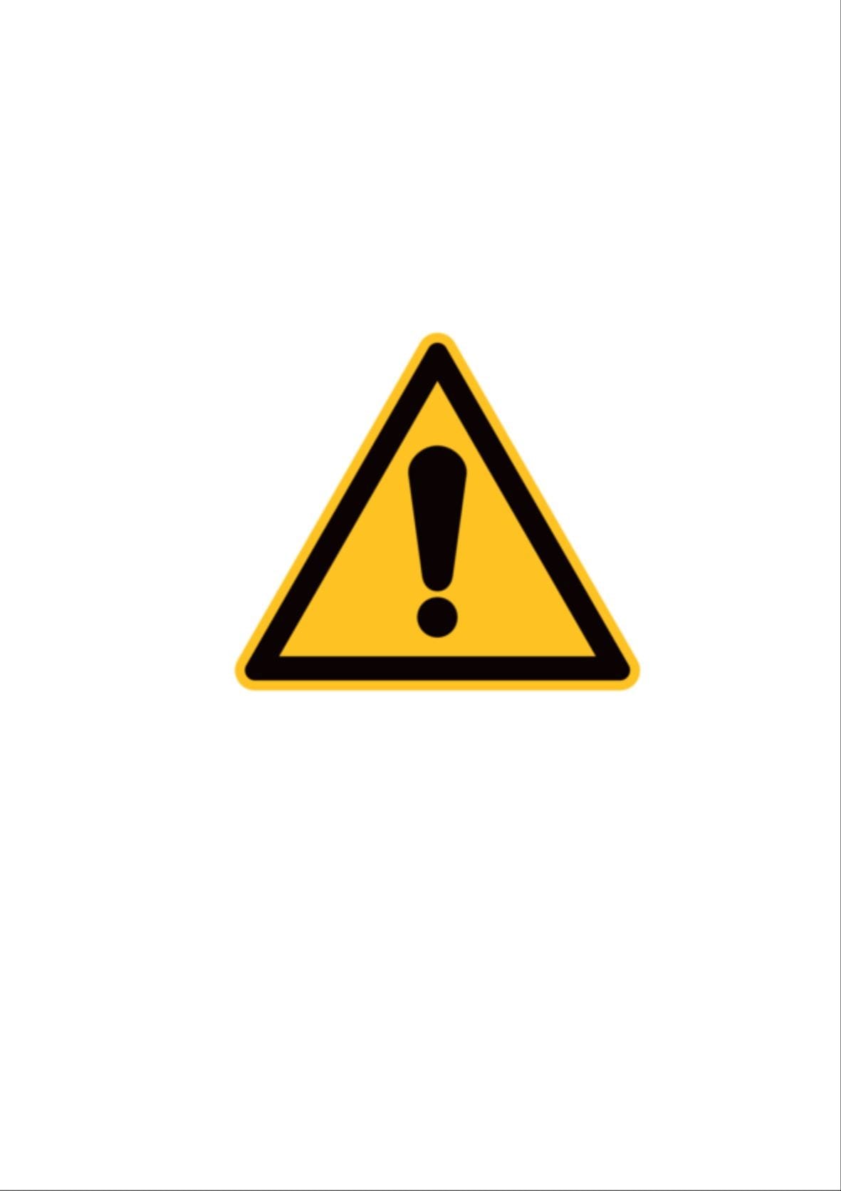 Cembre - Etiquette signalétique triangulaire danger 100 mm