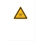 Cembre - Etiquette signalétique triangulaire danger de mort 50 mm