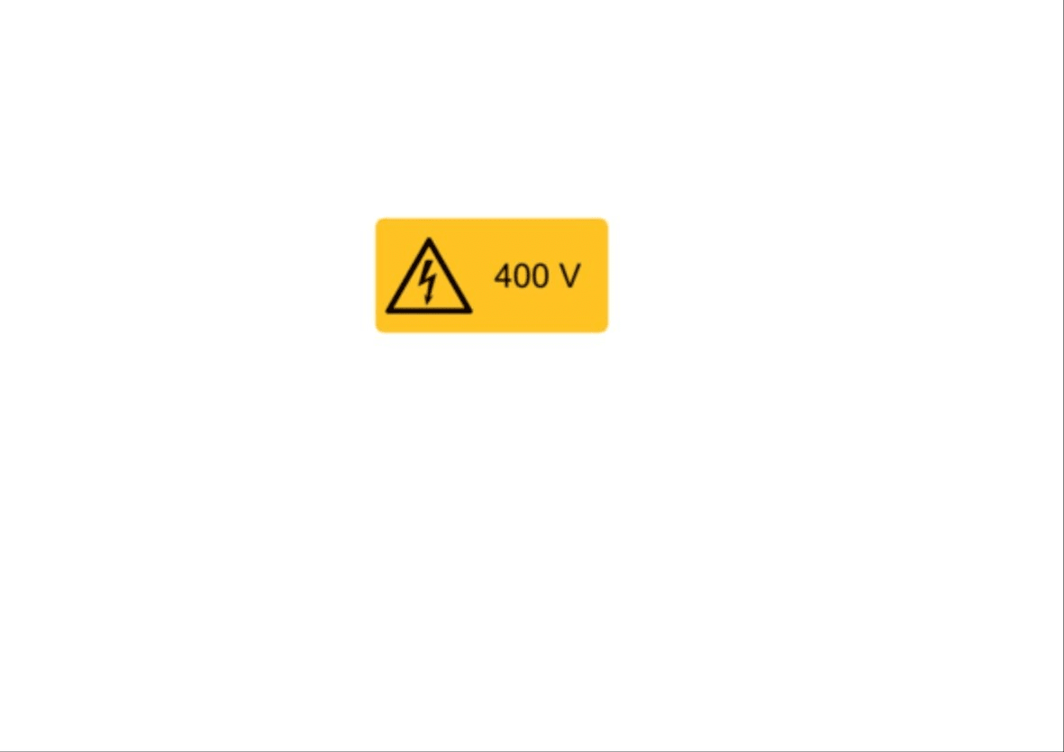 Cembre - Etiquette signalétique WST-LSY 2452HT015 (32X65)