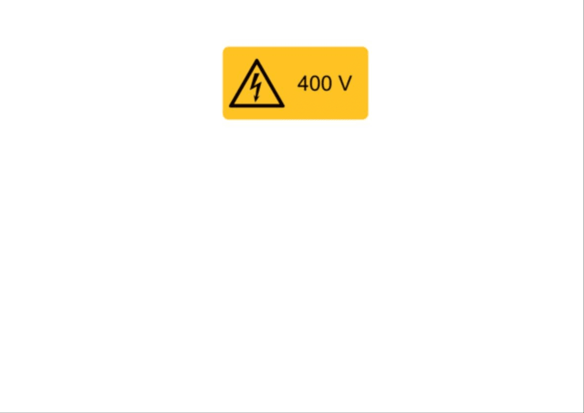 Cembre - Etiquette signalétique WST-LSY 2453HT015 (37X74)