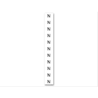 Cembre - Etiquettes de repérage en bandes type ANS 8 x 65 mm "N"