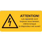 Cembre - Etiquette signalétique WST-LAY 2653HT039-F (37X74)