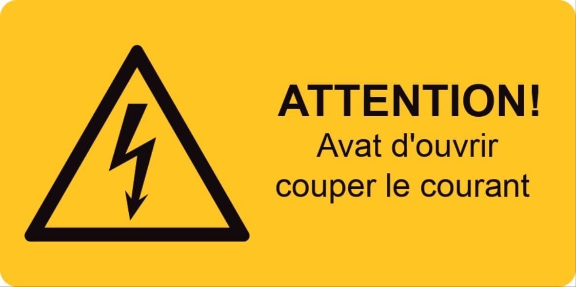 Cembre - Etiquette signalétique WST-LAY 2653HT072-F (37X74)