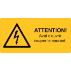 Cembre - Etiquette signalétique WST-LAY 2653HT072-F (37X74)