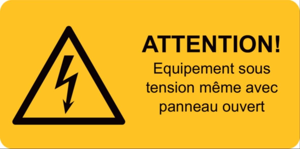 Cembre - Etiquette signalétique WST-LAY 65 x 131 mm