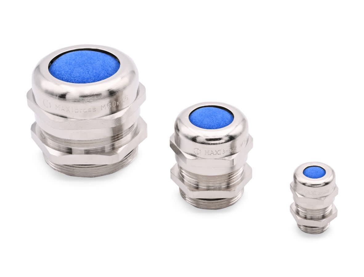 Cembre - Presse-étoupe obturé en laiton nickelé IP68 Pg29