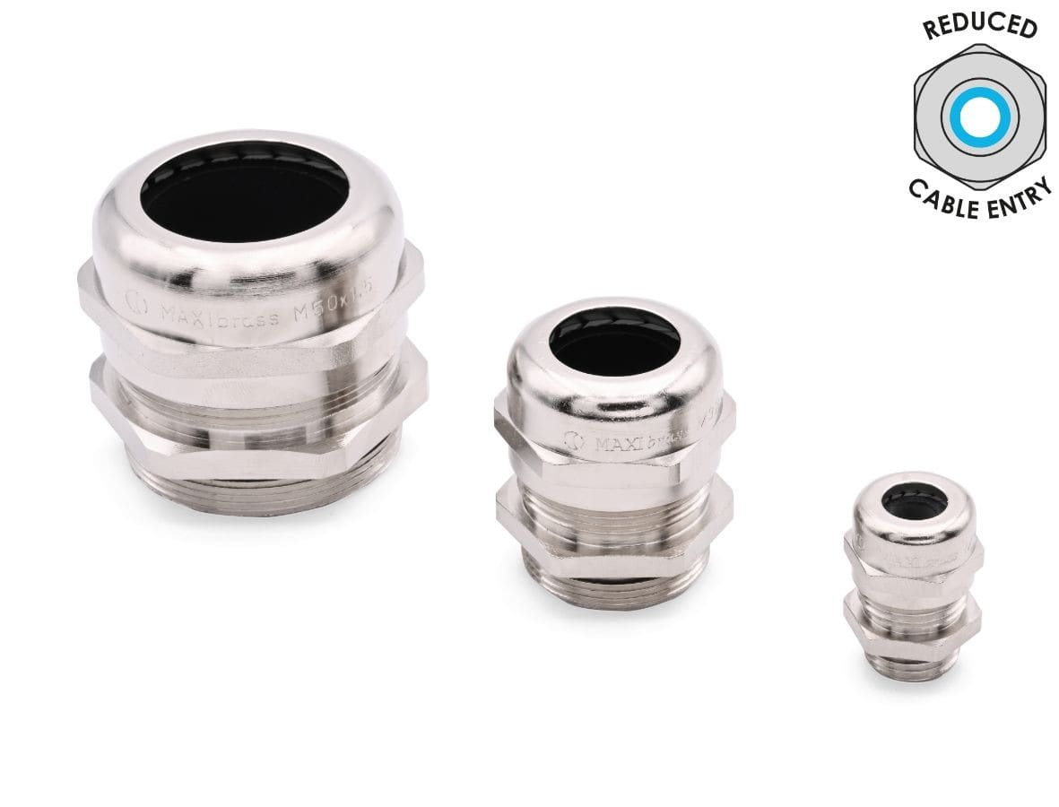 Cembre - Presse-étoupe gamme étroite en laiton nickelé IP68 Pg36
