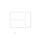 Cembre - Etiquette de sécurité souple de type MG-SAT-D 9 x 15 mm blanc