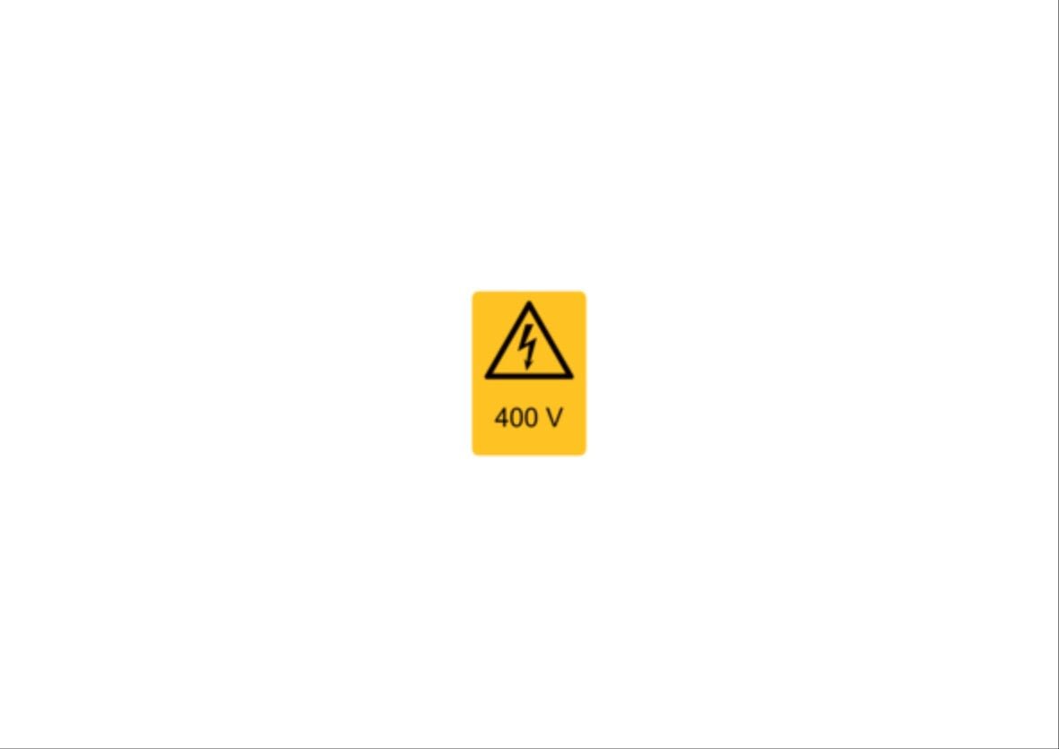 Cembre - Etiquette signalétique WST-PSY 3450HT015 (46X32)