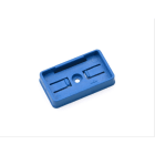 Cembre - Porte repère pour boutons détectable type PTPSA-22-MD 17 x 30 mm bleu