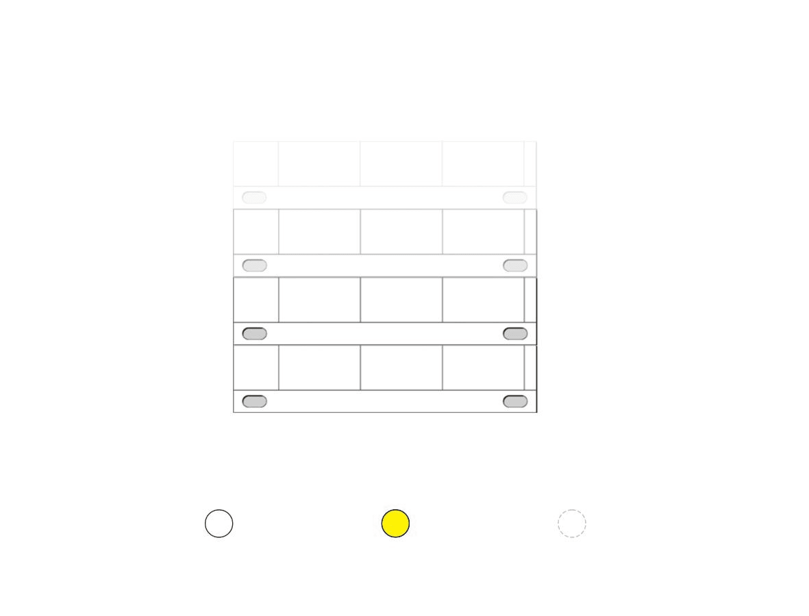 Cembre - Repère prédécoupé TAP-ROLL 15 x 49 jaune