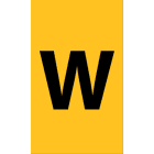 Cembre - Etiquettes de repérage type ANL 10 x 6 mm "W"