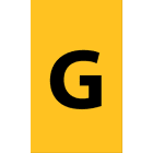 Cembre - Etiquettes de repérage type ANL 15 x 10 mm "G"