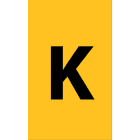 Cembre - Etiquettes de repérage type ANL 15 x 10 mm "K"