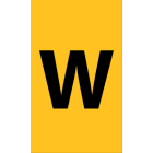 Cembre - Etiquettes de repérage type ANL 15 x 10 mm "W"