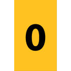 Cembre - Etiquettes de repérage type ANL 20 x 12 mm "0"