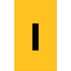Cembre - Etiquettes de repérage type ANL 38 x 22 mm "I"