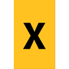 Cembre - Etiquettes de repérage type ANL 60 x 34 mm "X"