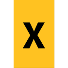 Cembre - Etiquettes de repérage type ANL 60 x 34 mm "X"