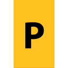 Cembre - Etiquettes de repérage type ANL 99 x 56 mm "P"