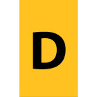 Cembre - Etiquettes de repérage type ANL 124 x 70 mm "D"