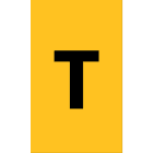 Cembre - Etiquettes de repérage type ANL 124 x 70 mm "T"
