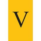 Cembre - Etiquettes de repérage type ANL 124 x 70 ROM, mm "V"