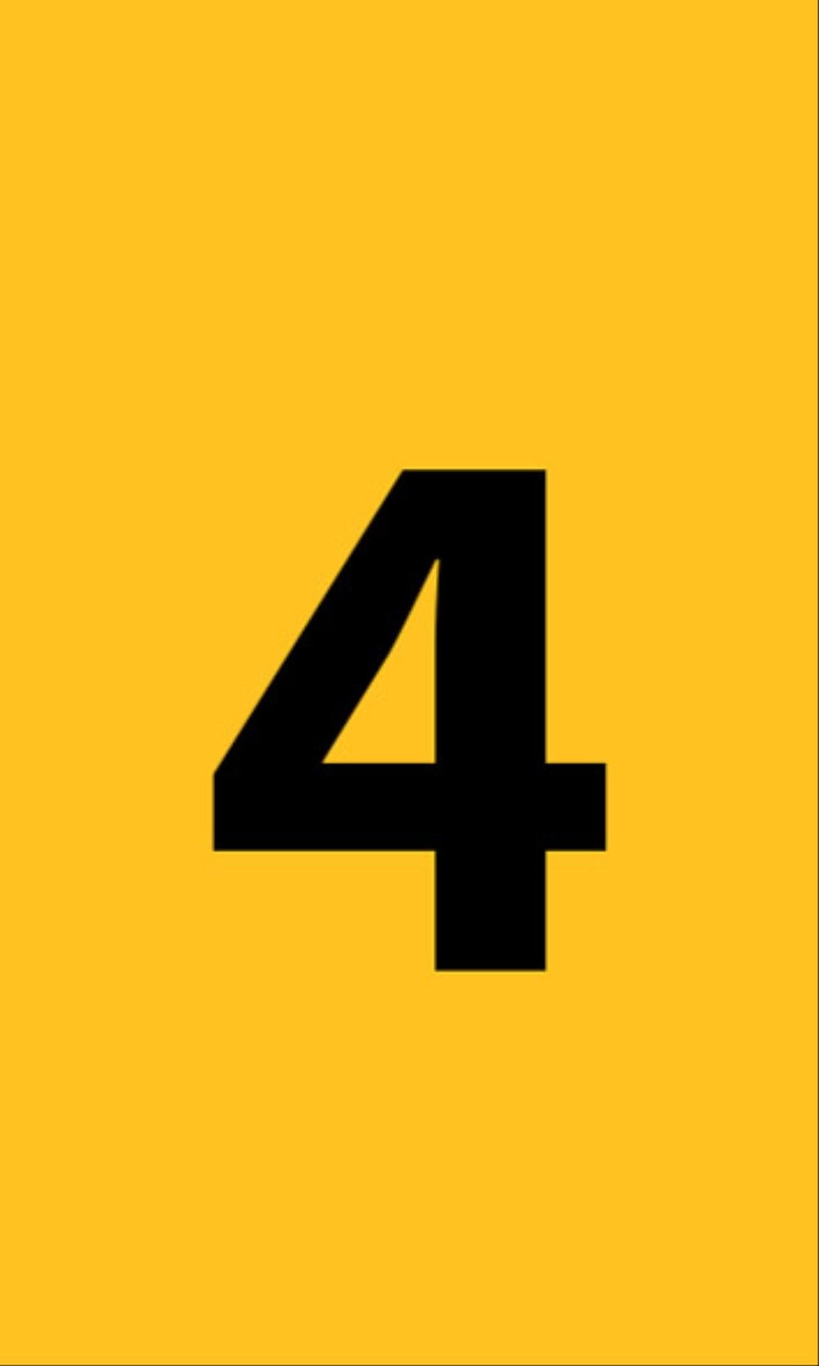 Cembre - Etiquette ANL 374111-4 (175X99 jaune)