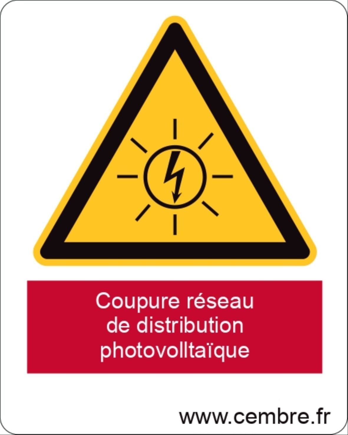 Cembre - Etiquette signalétique rectangulaire 50 x 40 mm