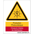 Cembre - Etiquette signalétique rectangulaire 50 x 40 mm