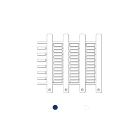 Cembre - Repère filaire détectable type MG-TPM-MD 4 x 10 mm bleu