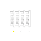 Cembre - Repère filaire type MG2-TDMO-02 4 x 16 mm jaune