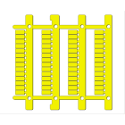 Cembre - Repère MG-CPM-01 41048 (5X10 jaune)