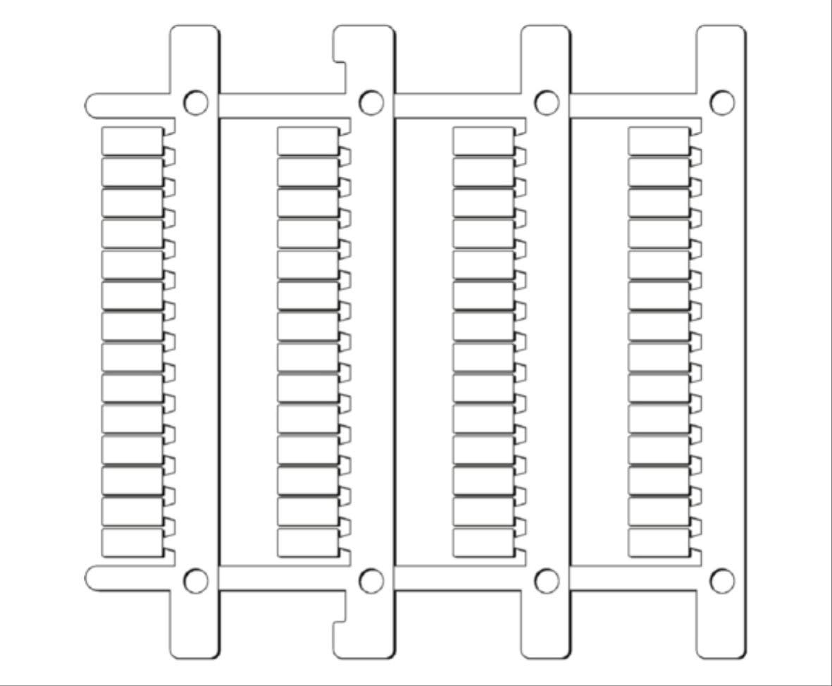 Cembre - Repère MG-CPM-01 41098 (5X10 blanc)
