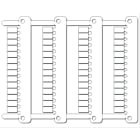 Cembre - Repère pour bornes MG-CPM-05 5 x 8 mm blanc